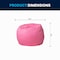 Flash Furniture Bean Bag Chair, 30 in W 30" L 18" H DG-BEAN-SMALL-SOLID-PK-GG - alternate 8